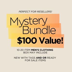 MEN'S CLOTHING Poshmark Mystery Package - $100 Value - GREAT For Resellers